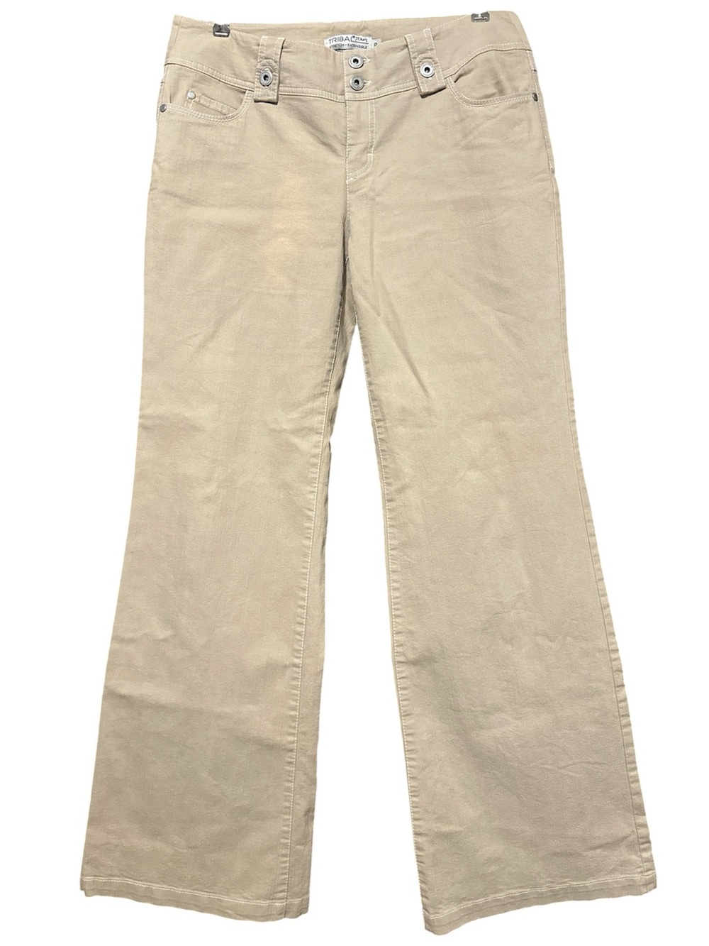 Women’s Beige Bootcut Jeans - Classic Casual Fit
